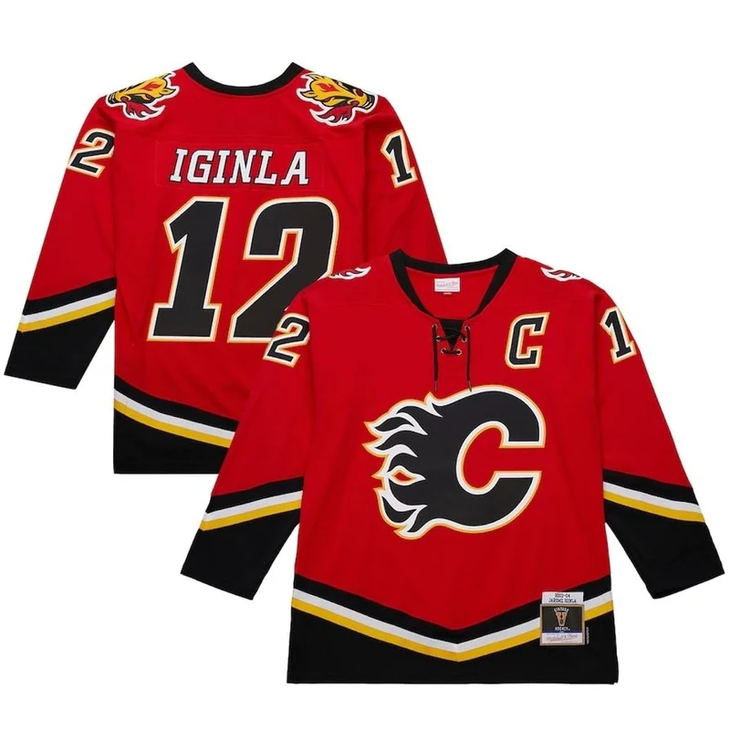 Iginla Throwback Power Play Jersey Calgary Flames Jersey Sports Jerseys